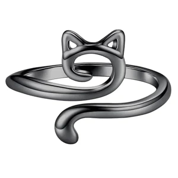 Adjustable Cat Ring Yarn Guide - Crochet Tension Control Thimble