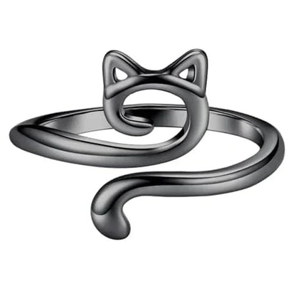 Adjustable Cat Ring Yarn Guide - Crochet Tension Control Thimble