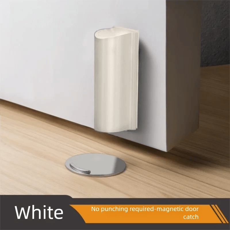 Magnetic Door Stopper - Wall Protection, Anti-Slam Design