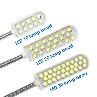 LED Sewing Machine Lamp 360° Flexible Gooseneck Magnetic Base Work Light