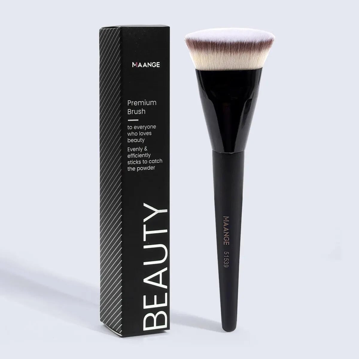 MAANGE Flat Foundation Brush - Professional Makeup Tool with Storage Box