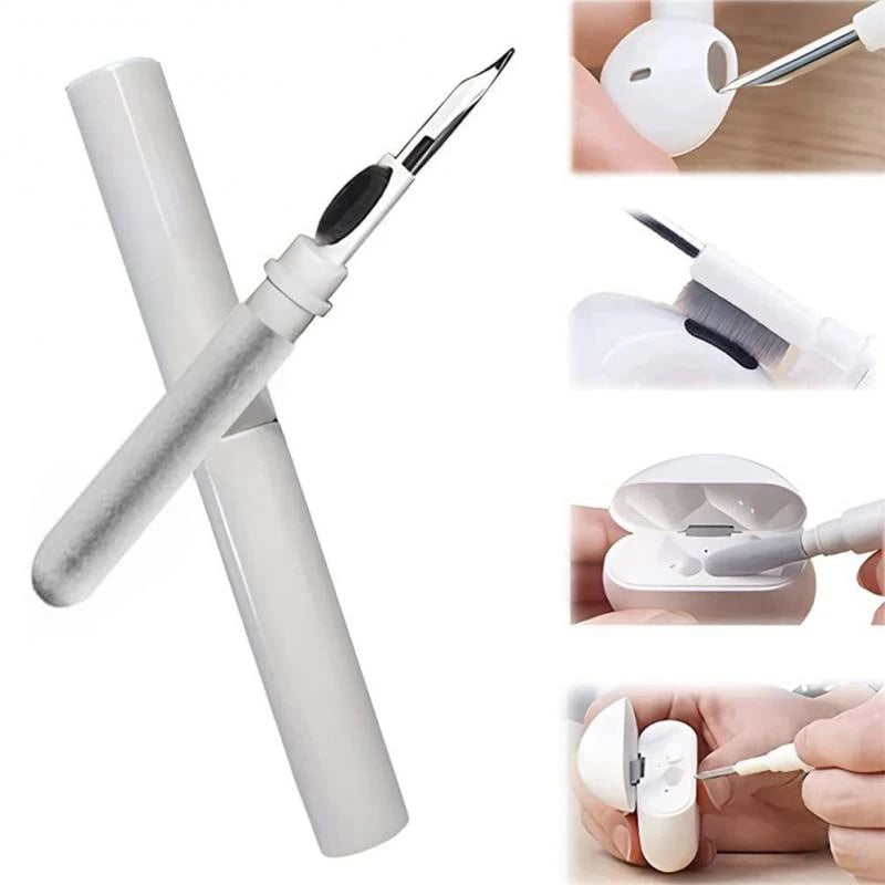 Bluetooth Earbuds Cleaning Pen - Multi-Tip Brush Tool Kit