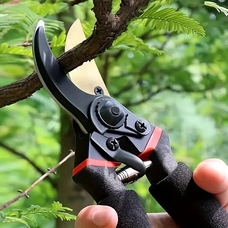 8.5" Titanium Bypass Pruning Shears T13 Professional Garden Tool