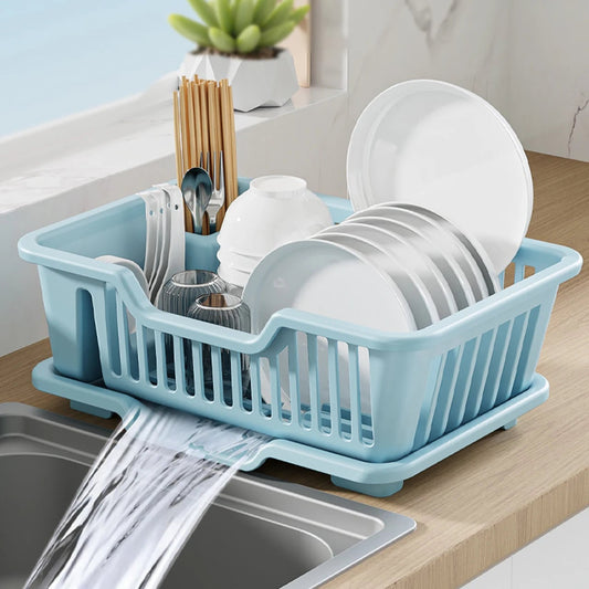 Countertop Kitchen Drain Bowl Rack - Tableware Storage Organizer