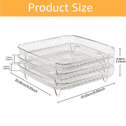 Non-Stick Mesh Baking Tray - Multi-Purpose Frying & Grilling Pan