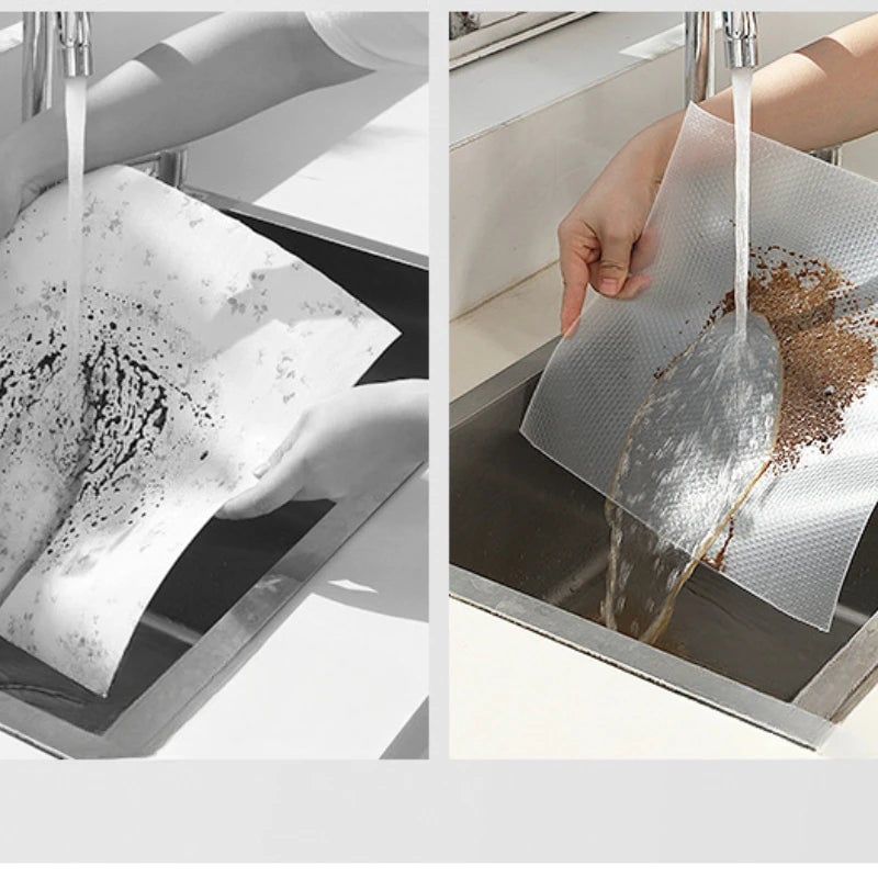 Anti-Slip Reusable Drawer Liner Mat - Kitchen Cabinet Shelf Pad