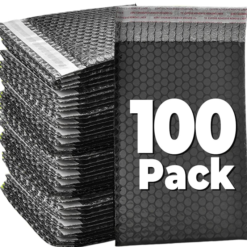 Multi-Size Bubble Mailers Self-Seal Waterproof Shipping Envelopes