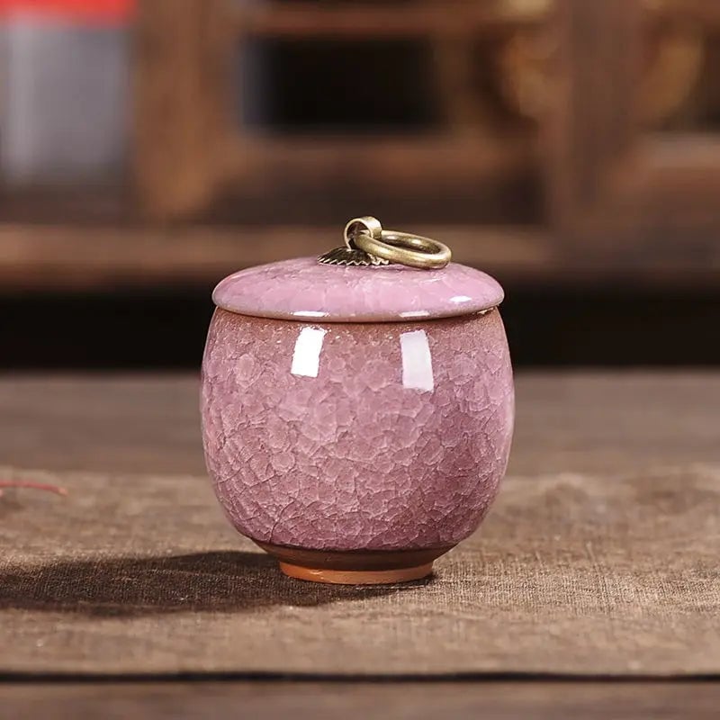 Portable Airtight Kitchen Storage Jar - Tea Coffee Sugar Container