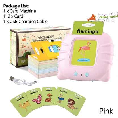 Electronic Talking Flash Cards - Audio Learning Toys for Kids