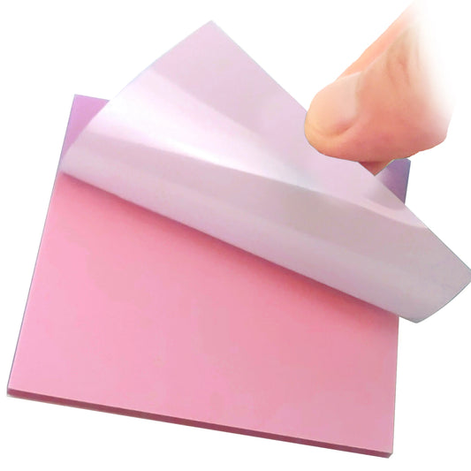 50 PET Transparent Waterproof Sticky Notes - Creative School Office