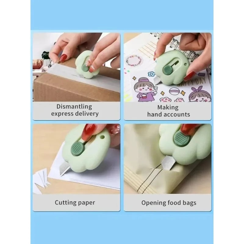 3-Piece Mini Telescopic Art Knife Set - Precision Cutting Tool Kit