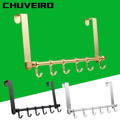 Premium Aluminum Door Hook - Matte Gold/Black/Silver Bathroom Robe