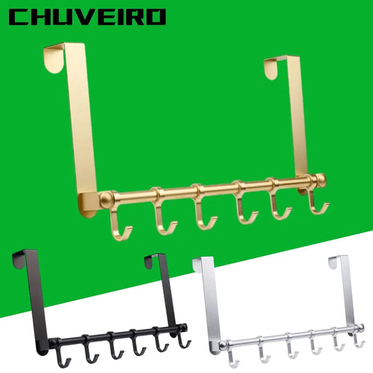 Premium Aluminum Door Hook - Matte Gold/Black/Silver Bathroom Robe
