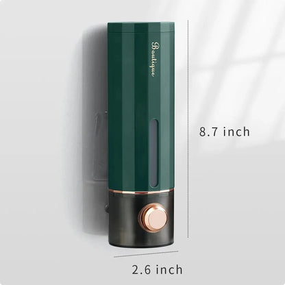 Non-Perforating Wall Mount Soap Dispenser - Multi-Use Press Pump