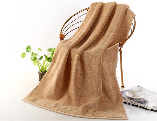 100% Cotton Bath Towel 70x140cm - Hotel Quality Thick Beach Towel