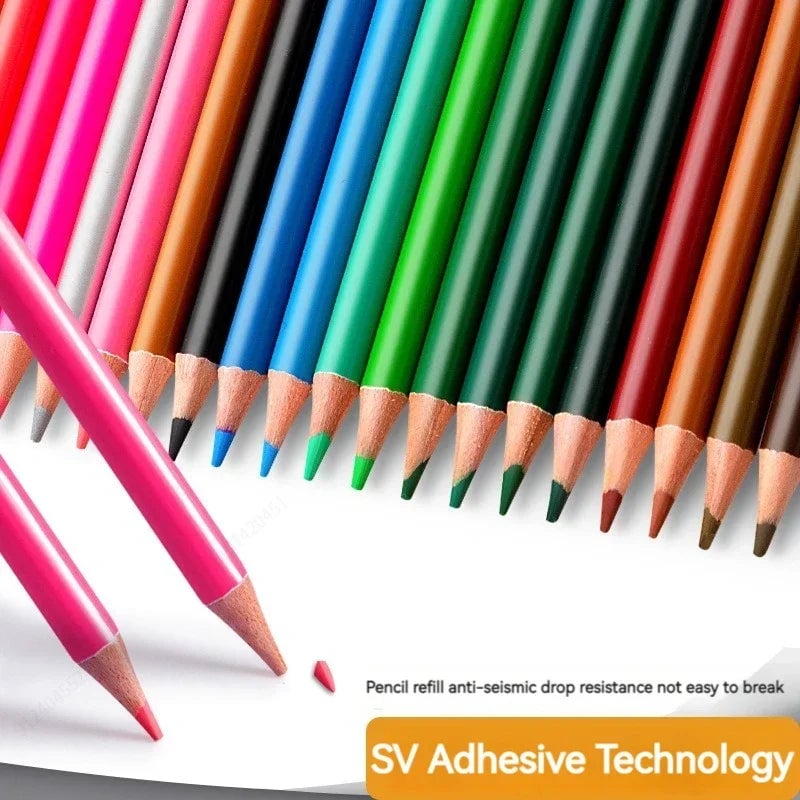 Professional Colored Pencils Set 200/120/72/48 Oil Watercolor Art