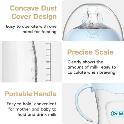 BPA-Free PP Baby Bottles 150/240/330ML with Handles Newborn Feeding