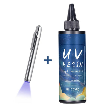 UV Resin Glue High Transparency Fast Drying DIY Jewelry Epoxy