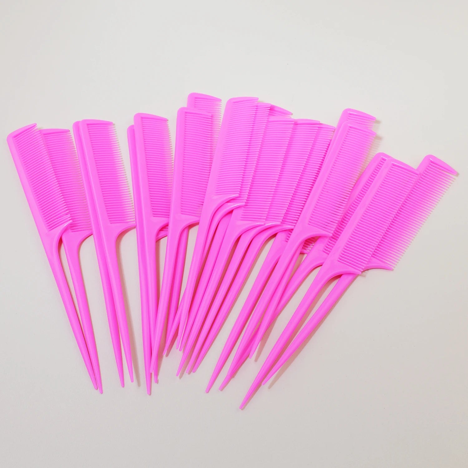 Anti-Static Hair Dye Brushes with Pointed Tail Combs 20 Pack Pro