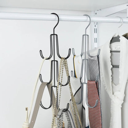 Rotatable Multi-Layer Wardrobe Hanger - Hat Tie Belt Bag Hook