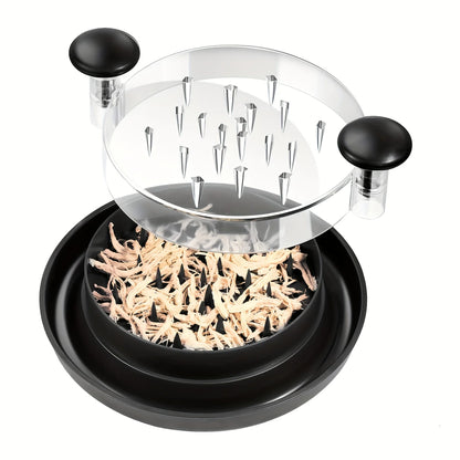 Large Chicken Shredder Transparent Cover Anti-Slip Rotating Meat