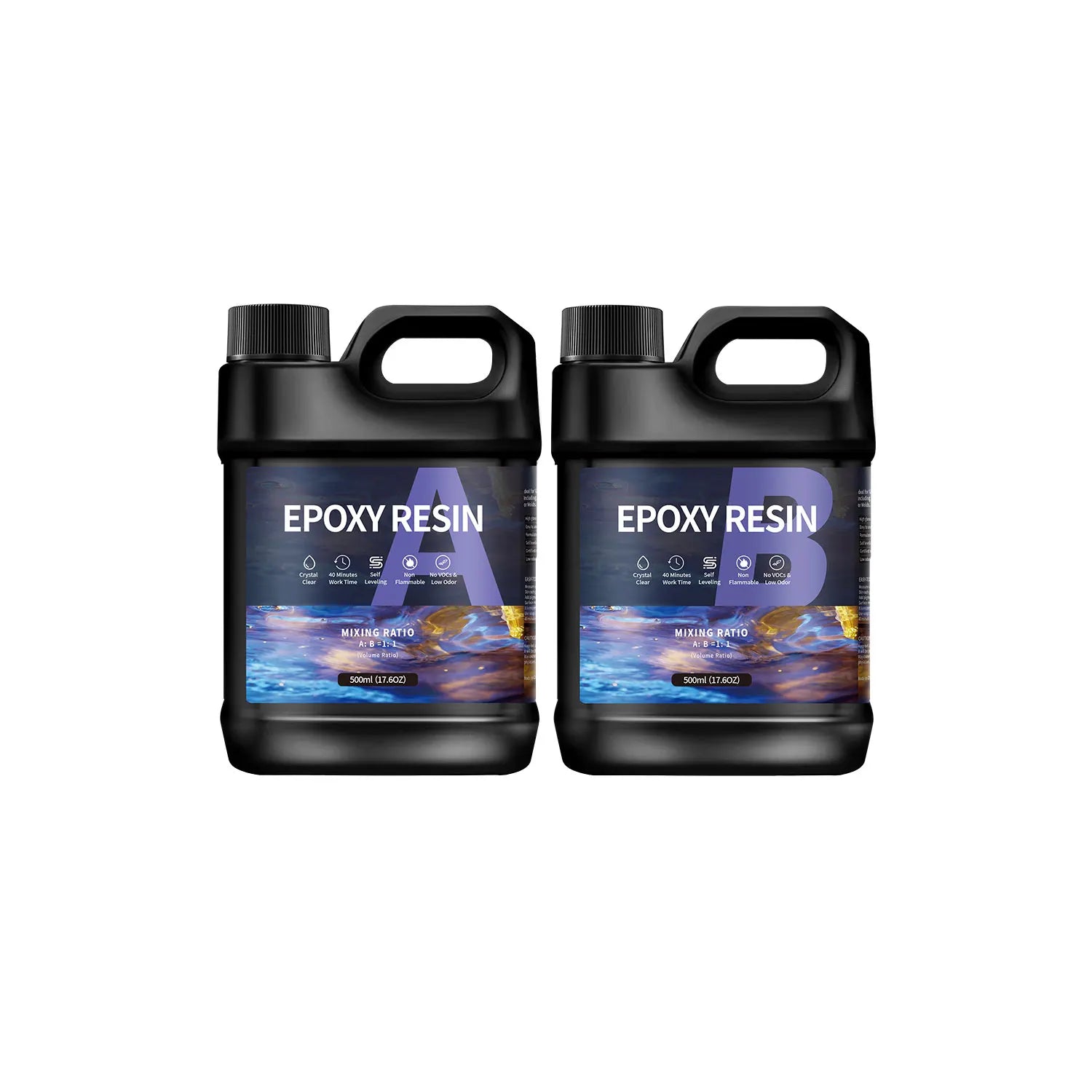 AB Epoxy Resin Glue 500g/1000g High Clarity Fast Drying Adhesive