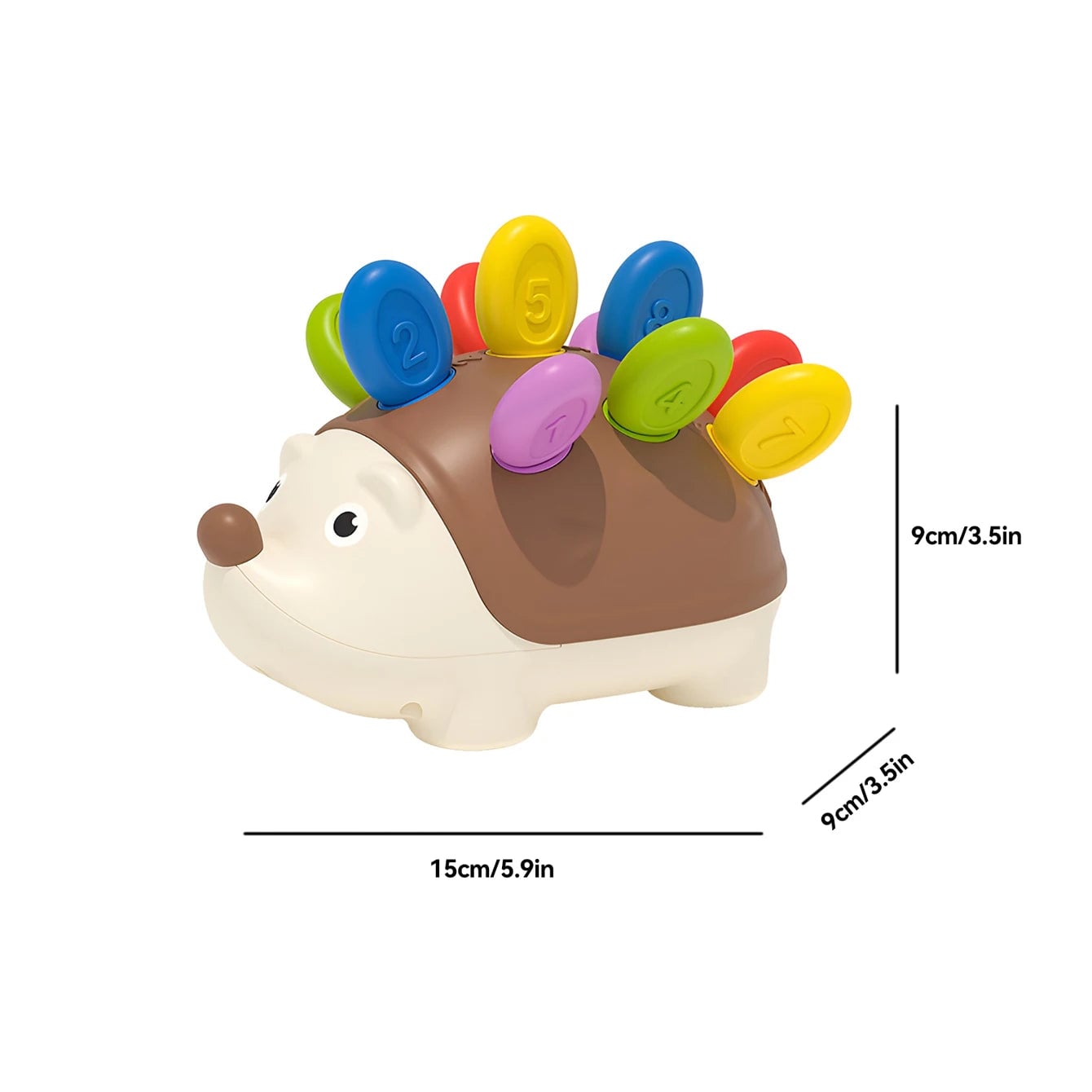 Hedgehog Number Matching Puzzle - Educational Assembly Learning Toy