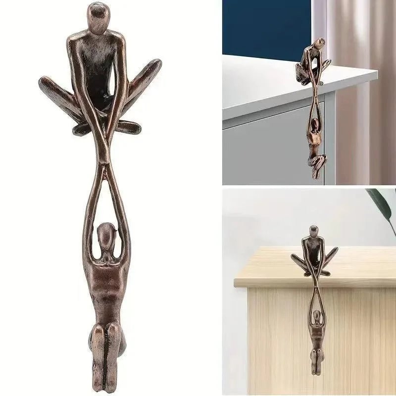 Abstract Resin Dance Couple Sculpture - Modern Home Art Decoration