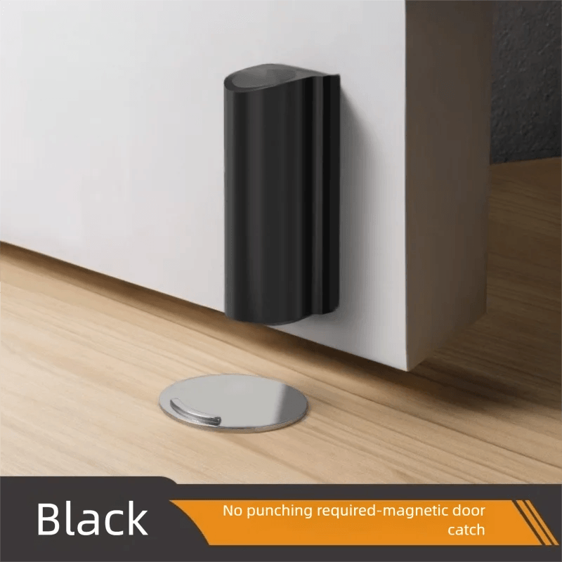 Magnetic Door Stopper - Wall Protection, Anti-Slam Design