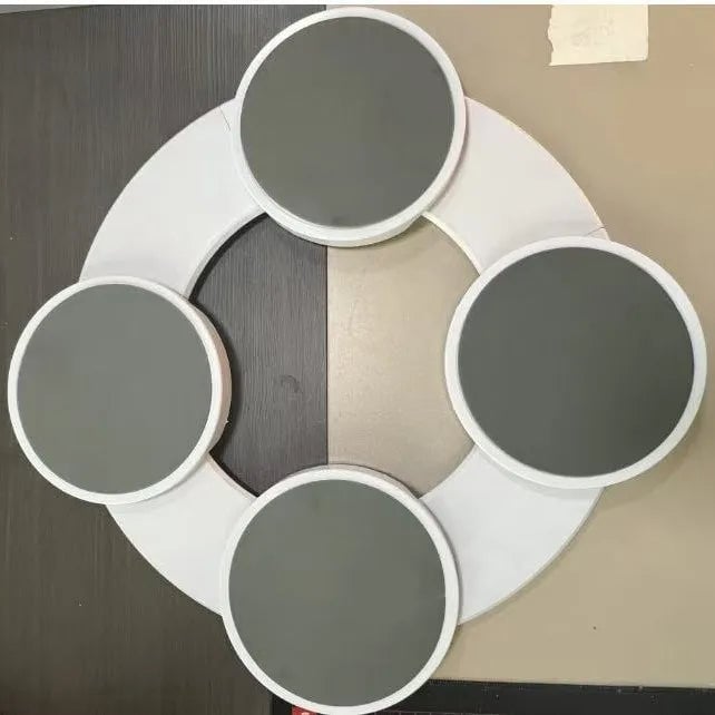 Manual Expandable Rotating Turntable Plate for Dining Table Kitchen