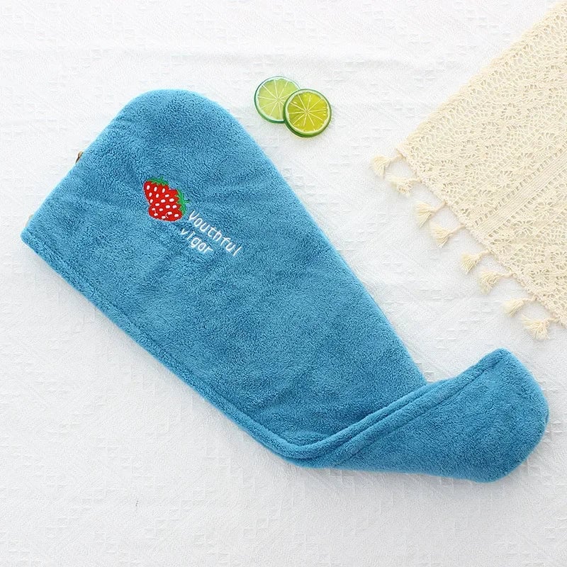 Microfiber Hair Towel - Anti Frizz Quick Dry for Beach & Shower