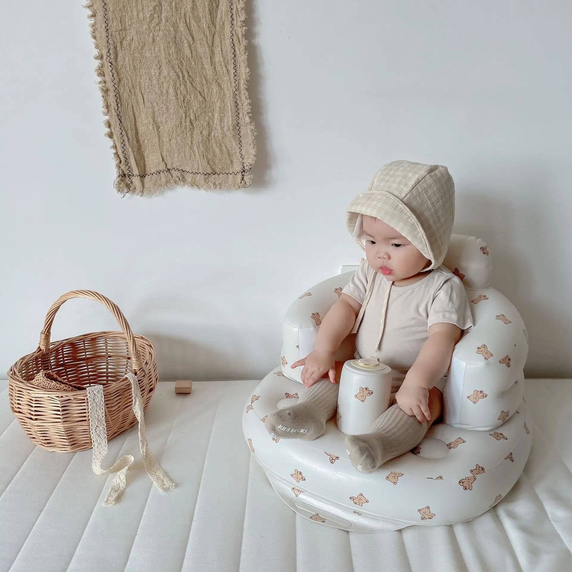 Inflatable Baby Chair - Portable Foldable Toddler Seat Armchair