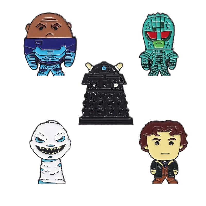Custom Cartoon Anime Enamel Pins - Cute Character Lapel Badge Set