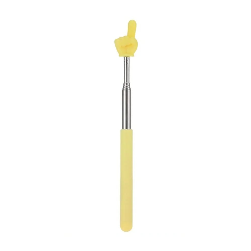 Telescopic Stainless Steel Teaching Pointer Rod - Finger Design Stick
