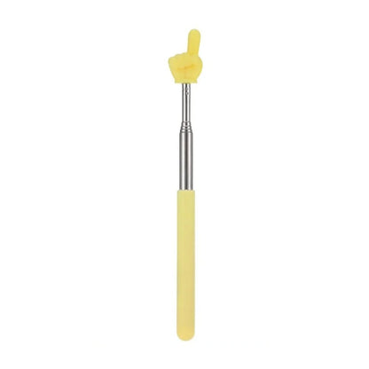 Telescopic Stainless Steel Teaching Pointer Rod - Finger Design Stick
