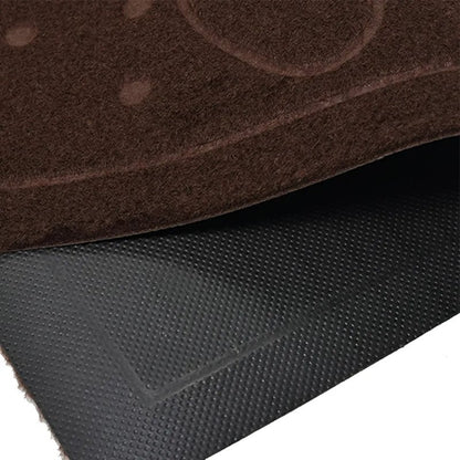 Personalized Non-Slip Rubber Door Mat - Waterproof Welcome Mat