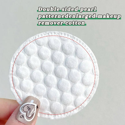 Cotton Makeup Remover Pads 100-200pcs Double Sided Round Facial