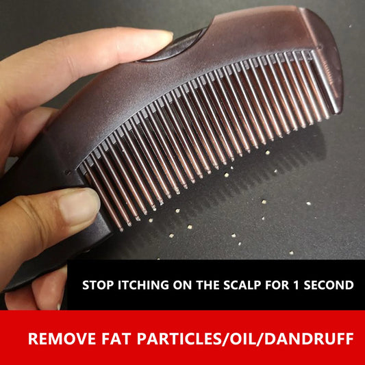 Anti-Static Self-Cleaning Scalp Massage Comb for Dandruff Removal