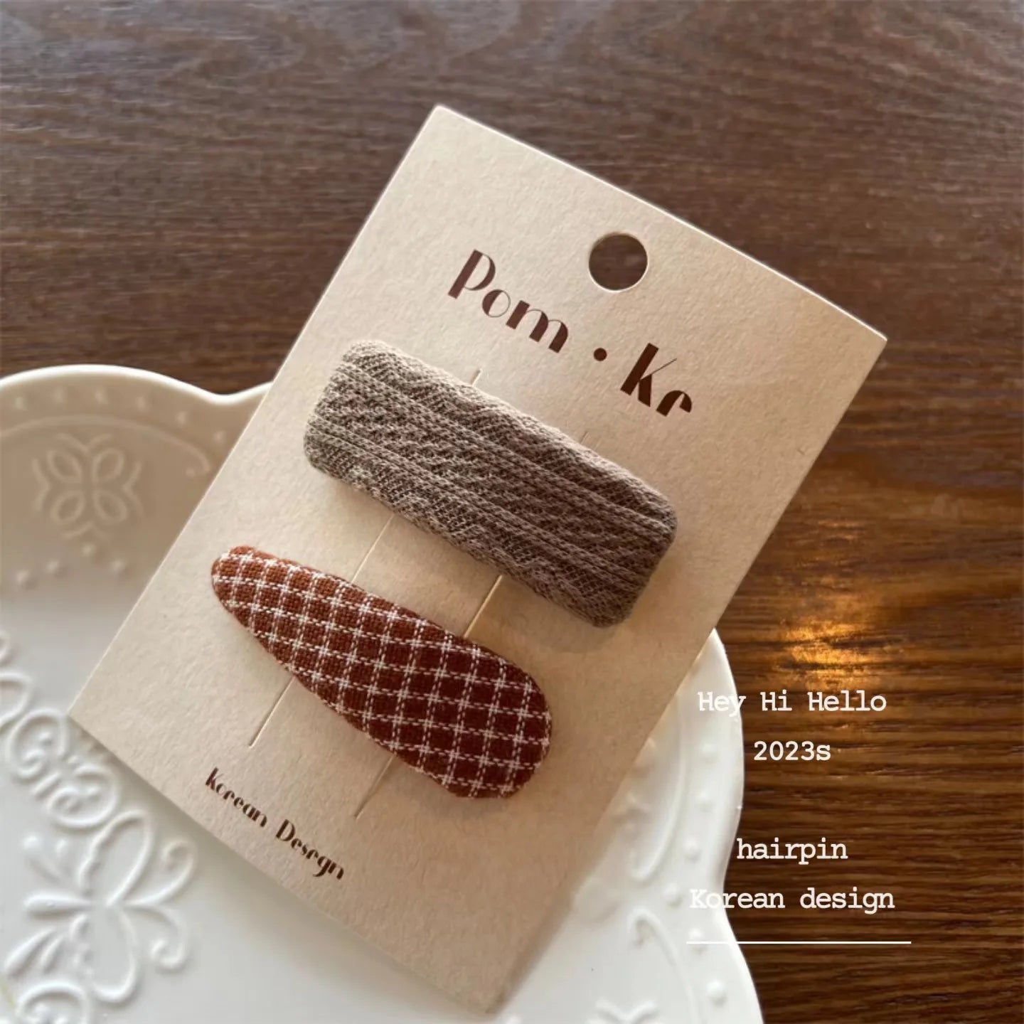 Floral Fabric Snap Hair Clips - Non-Slip Soft Hairpins for Toddler