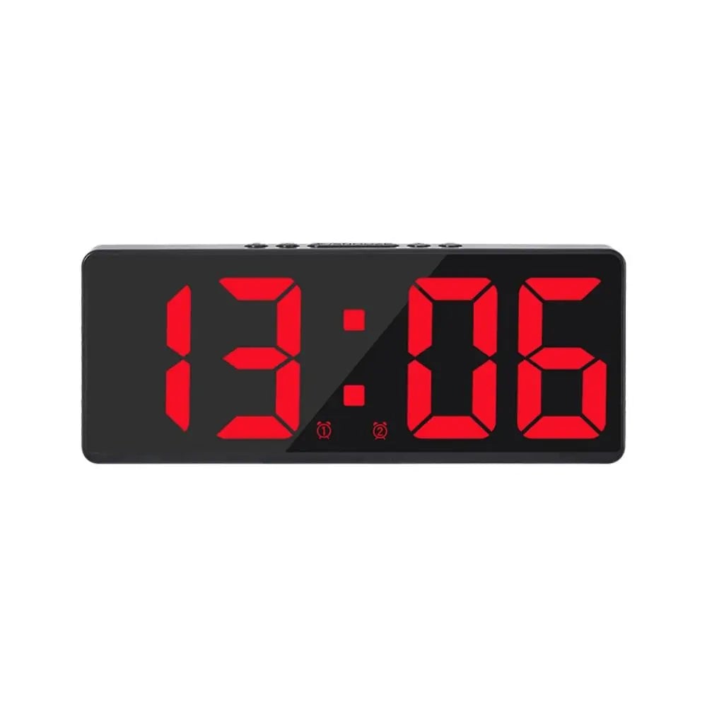 LED Digital Alarm Clock with Temperature Display & Backlight