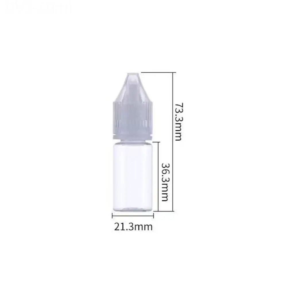 Portable Oil Filling Bottles 10-100ml PET Pointed Squeezable Dropper