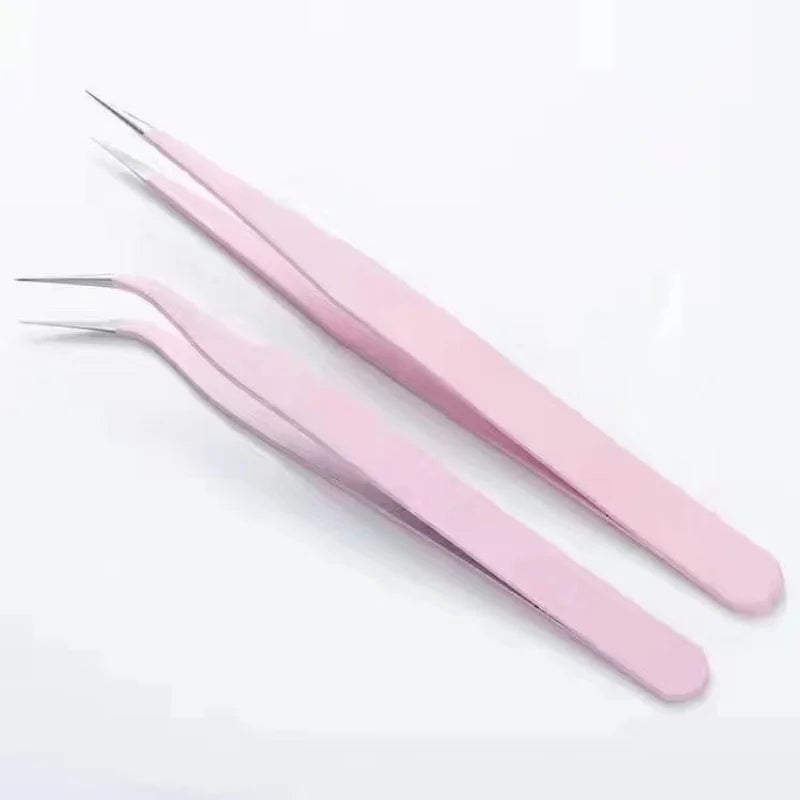 2pcs Macaroon Color Tweezers Set DIY Journal Scrapbook Sticker Tool