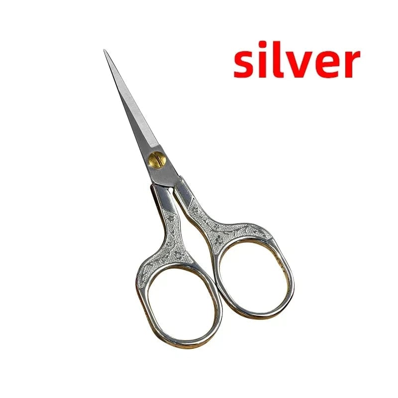 Stainless Steel Retro Embroidery Scissors Professional Tailor Shears