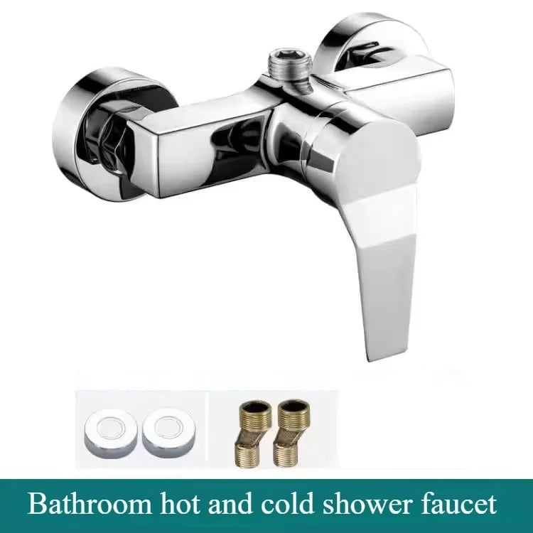 Wall Mounted Hidden Shower Faucet Hot Cold Water Mixing Valve