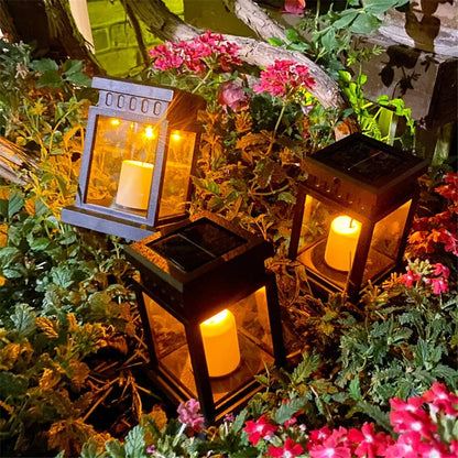 Solar LED Lantern Outdoor Garden Landscape Hanging Light Decor