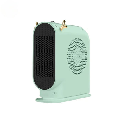 500W Desktop Electric Heater with Intelligent Thermostat Fan
