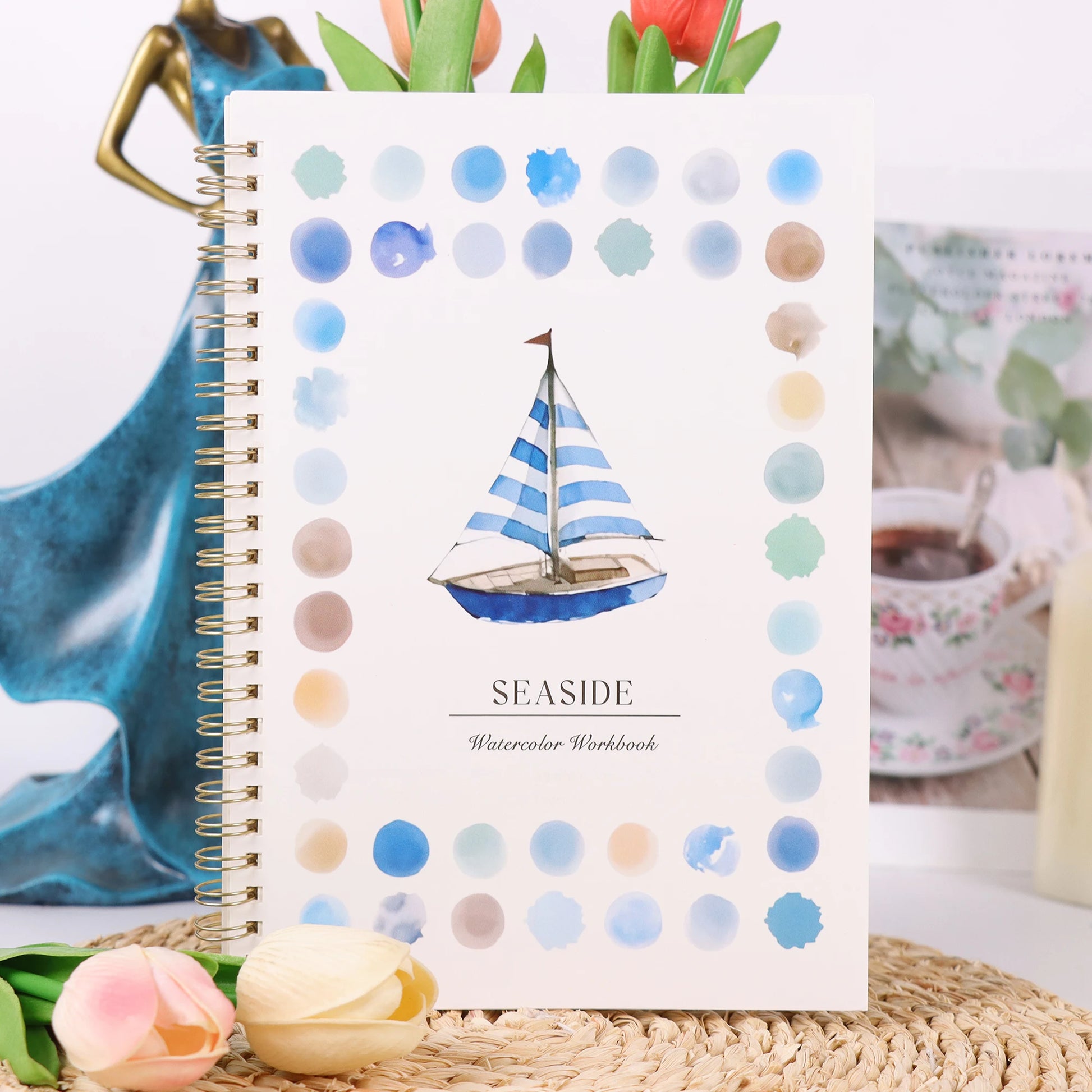 Watercolor Oil Painting Practice Book - Beginner to Advanced Art Album