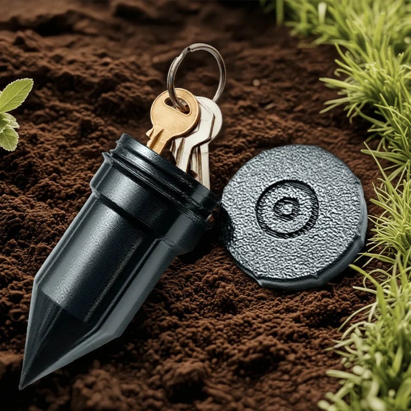 Realistic Watering Can Key Hider - Underground Garden Key Safe