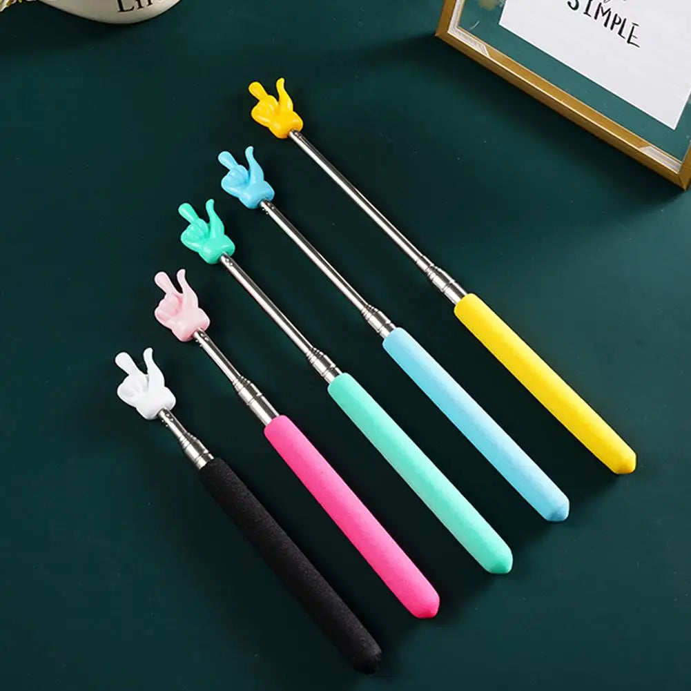 Retractable Finger Pointer Stick – Stainless Steel Telescopic Teaching Pointer