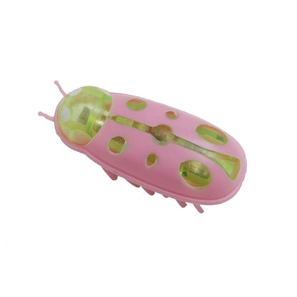 Mini Electric Walking Ladybird Cat Toy - Interactive Bug Pet Toy